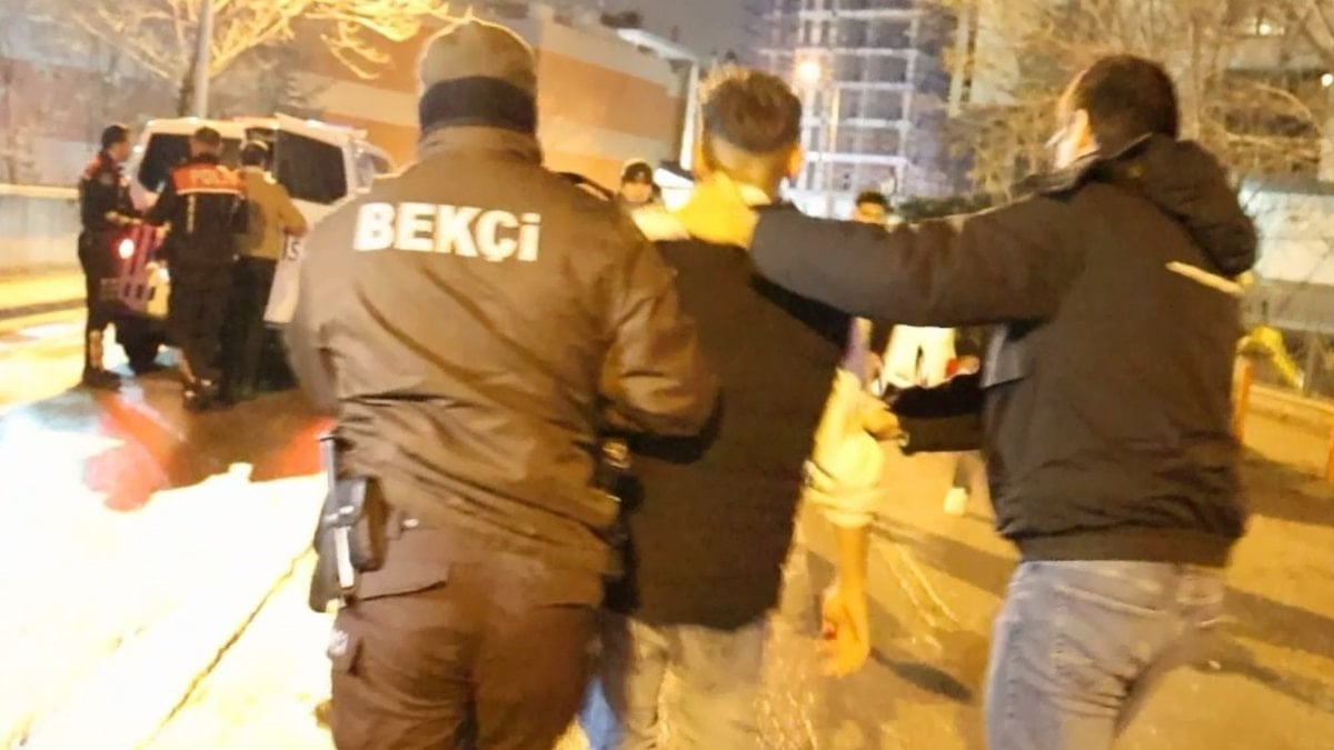 Aksaray’da kavga edip kaçtılar: Polisin kovalamacasıyla yakalandılar