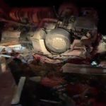 Aksaray’da yaşanan trafik kazasında devrilen tırın sürücüsü hayatını kaybetti