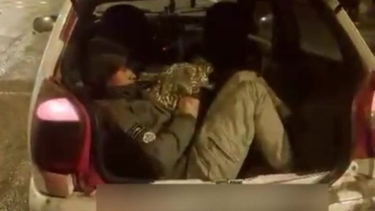 Amasya’da durdurulan araçtan 5 kaçak göçmen çıktı