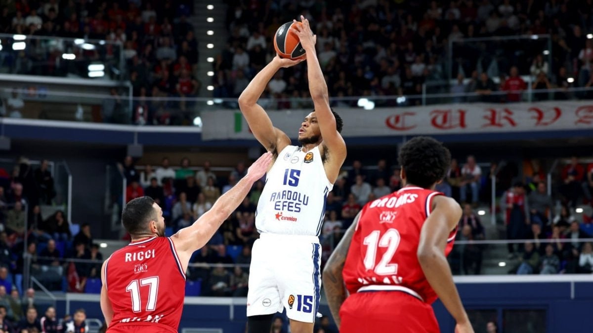 Anadolu Efes deplasmanda Olimpia Milano’ya kaybetti