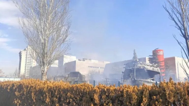 Ankara’da tır parkında çıkan yangın kontrol altına alındı