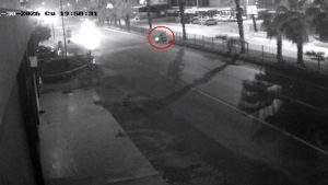 Antalya’da emekli polis memurunun hayatını kaybettiği kaza kamerada