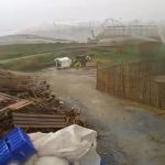 Antalya’da hortum saniyeler içinde serayı yerle bir etti