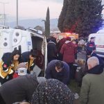 Aydın’da işçi servis minibüsü devrildi