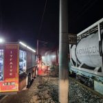 Balıkesir’de yük treninde yangın