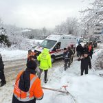 Bartın’da kamyon kaydı, işçi ölümden döndü