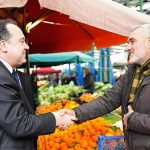 Başkan Dutlulu Perşembe Pazarı’nda Esnafla Bir Araya Geldi