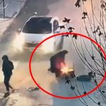 Batman’da lastik yakmaya çalışan gruba, kadınlar engel oldu