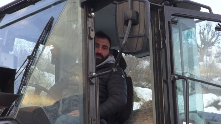 Batman’da zorlu kış şartlarında mücadele