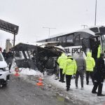 Bitlis’te yolcu otobüsünün kaza görüntüleri ortaya çıktı