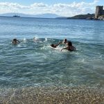 Bodrum ve Milas’ta yeni yılın ilk gününde deniz keyfi