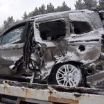 Bolu’da kamyon ile hafif ticari aracın çarpışması sonucu 2 kişi yaralandı