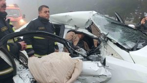 Burdur’da sis zincirleme kazaya neden oldu