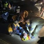 Bursa’da bariyerlere çarpan araçta 2 kişi ağır yaralandı