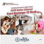 ÇKSM’lerde 2026 Bahar Dönemi Kayıtları Başladı