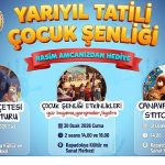 Çocuklar Hepinizi YARIYIL TATİLİ ÇOCUK ŞENLİĞİ’ne Bekliyoruz