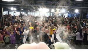 Çocuklar yorgunluklarını “Okula Bi’ Mola”da atıyor