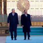 Cumhurbaşkanı Erdoğan, Malezya Başbakanı Enver İbrahim’i resmi törenle karşıladı