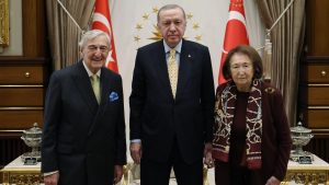 Cumhurbaşkanı Erdoğan, Rahmi Koç ve Semahat Arsel’i kabul etti