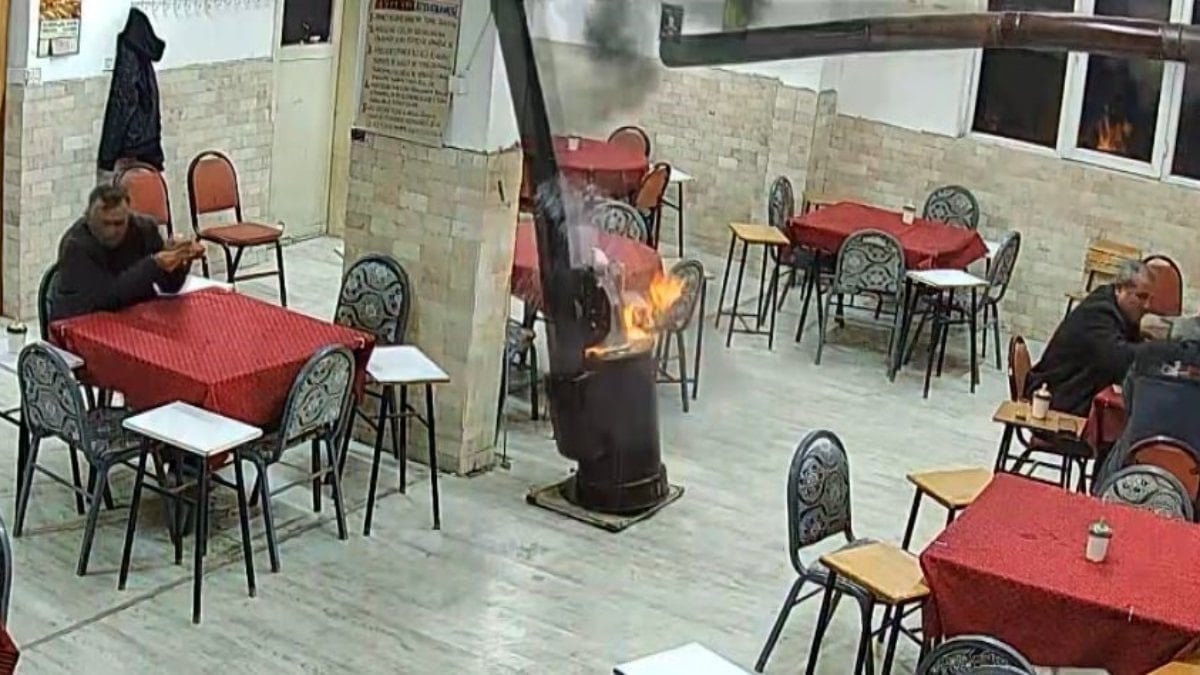 Denizli’de sobaya dökülen kolonya ortalığı savaş alanına çevirdi