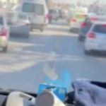 Denizli’de trafikte fermuar sistemiyle ambulansa yol verdiler: O anlar kamerada