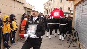 Diyarbakır’da yaralandıktan 19 ay sonra yaşamını yitiren polise son görev