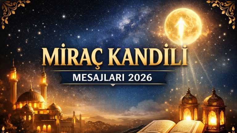 Dualı Miraç Kandili mesajları 2026: Ayetli kandil kutlama mesajları…