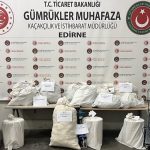 Edirne’de narkotik operasyonu:  117,4 kilogram uyuşturucu ele geçirildi