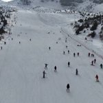 Erzincan’da bulunan Ergan Kayak Merkezi’nde hafta sonu yoğunluk yaşandı