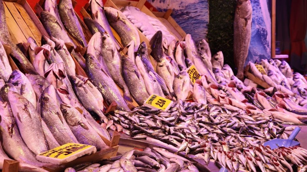 Eskişehir’de soğuk havalar, balık tezgahlarını da vurdu