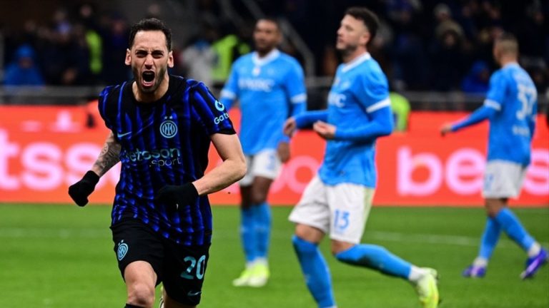 Hakan Çalhanoğlu golünü attı: Inter ile Napoli puanları paylaştı