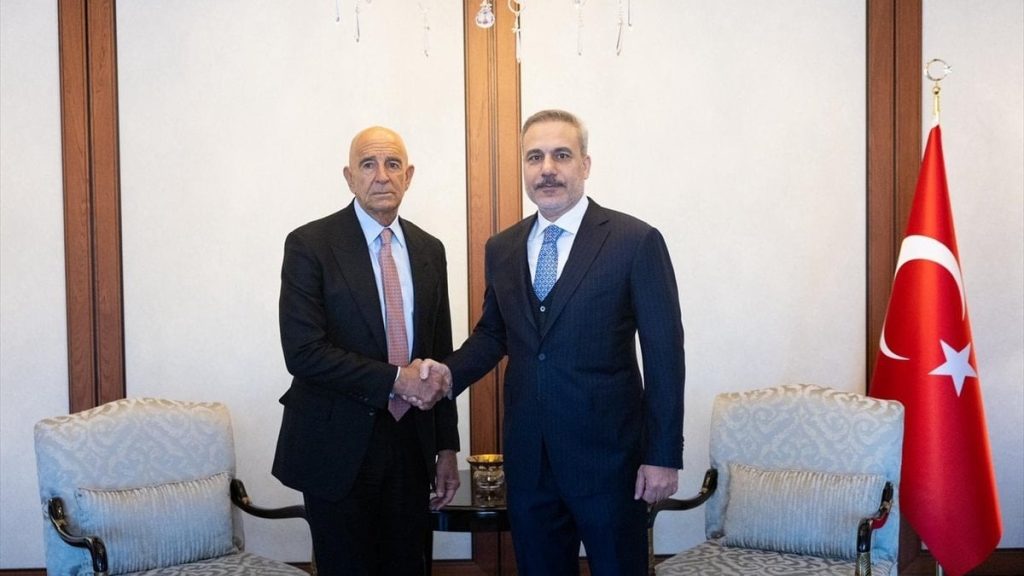 Hakan Fidan, Tom Barrack’ı kabul etti