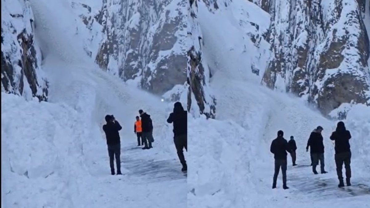 Hakkari’de çığ düştü