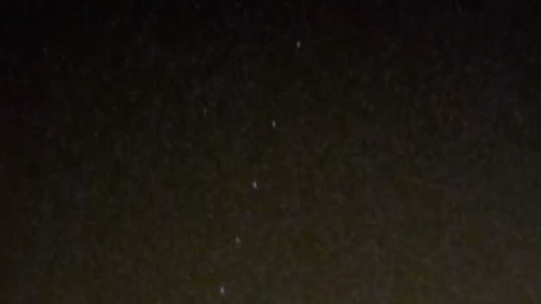 Hakkari’de Starlink uyduları görüntülendi