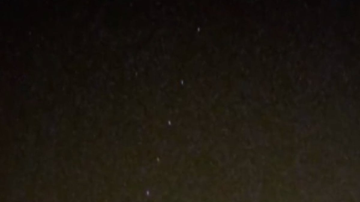 Hakkari’de Starlink uyduları görüntülendi