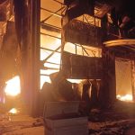 Hatay’da sünger deposunda yangın