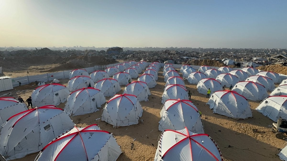 Hayrat Yardım’dan Gazze’de 300 kişilik çadır kent