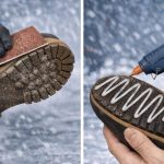Hem pratik, hem ekonomik: Karda ayakkabı kaymasını önleyen yöntem…