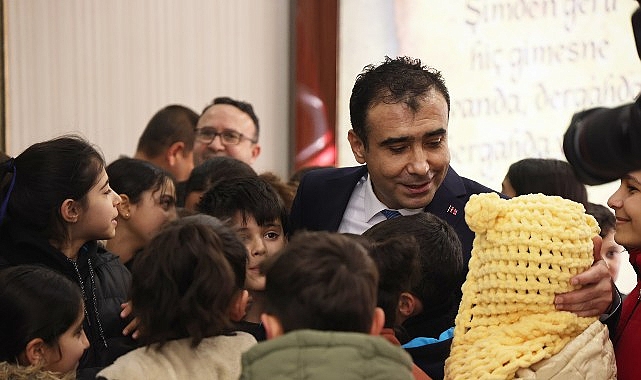 İbrahim Bey Ortaokulu Öğrencilerinden Belediye Başkanı Kalaycı’ya Ziyaret