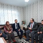 İlk ziyaret şehit ailelerine yapıldı