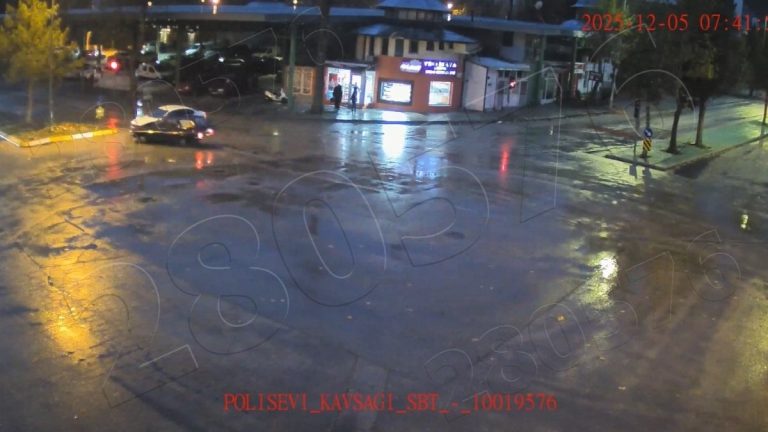 Isparta’da dikkatsizlik kazaya davetiye çıkardı: O anlar KGYS’de