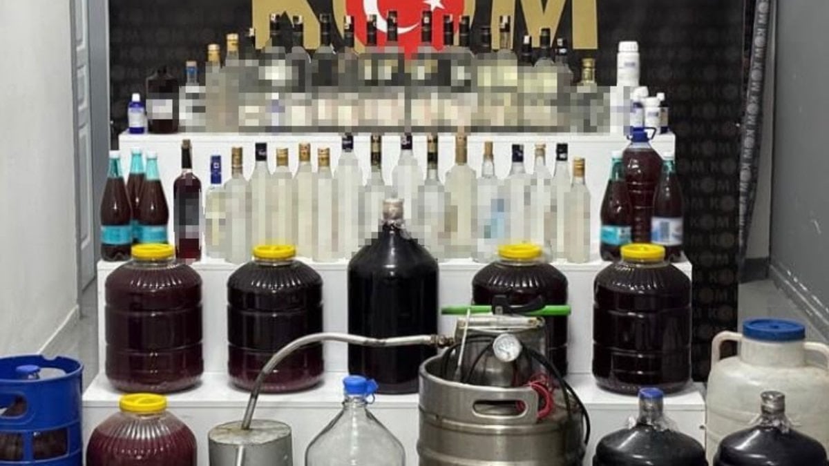 Isparta’da kaçak alkol operasyonunda 577 litre el yapımı alkol ele geçirildi