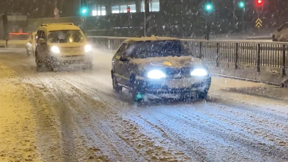 İstanbul’da trafiğe kar yağışı düzenlemesi