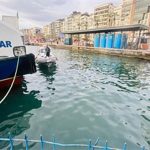 İzmir İtfaiyesi, iskele altında sıkışan kediyi kurtardı