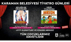 Karaman Belediyesi’nden Çocuklara Tiyatro Şöleni