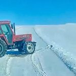 Kars’ta kar yağış etkisini sürdürüyor