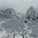 Kastamonu Ersizlerdere Tabiat Parkı’nda kar güzelliği