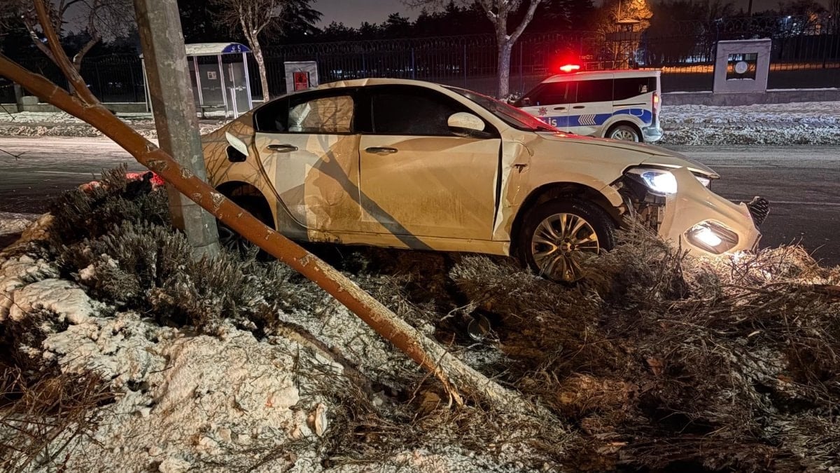 Kayseri’de alkollü sürücü kazaya karıştı