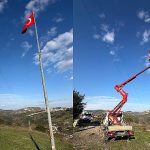 Kocaeli Büyükşehir’den bayrak hassasiyeti