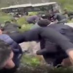 Kocaeli’de belediye otobüsü devrildi